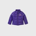 Girls' L.o.l. Surprise! Flip Sequin Puffer Jacket - Purple