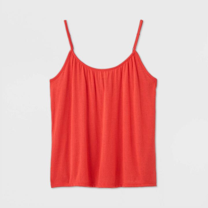 Women's Linen Cami - A New Day Red