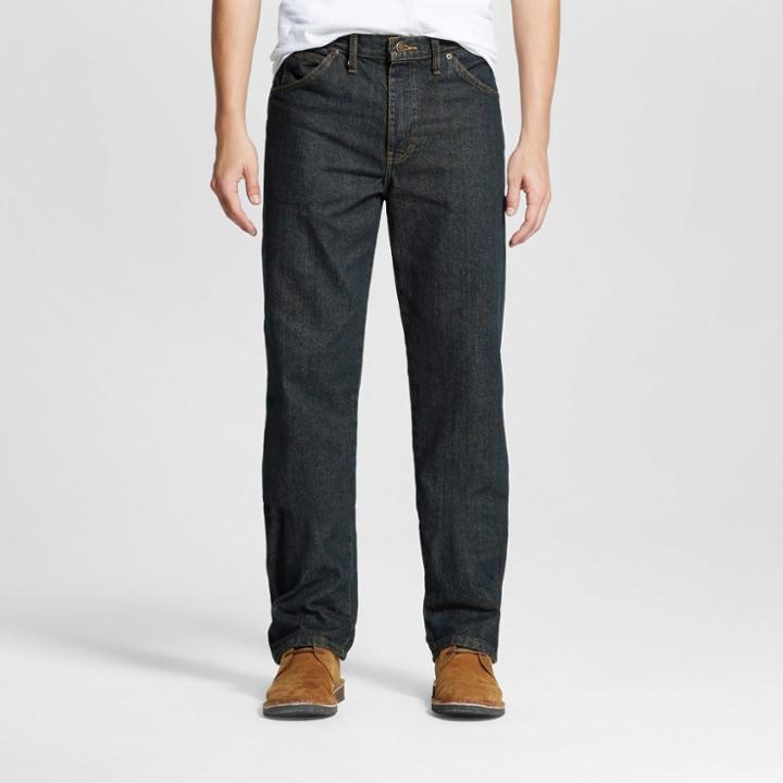 Dickies Men's Relaxed Straight Fit Denim Carpenter Jean- Broken Twill With Brown Tint 30x32, Broken Twill W/brown Tint