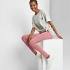 Women's High-waisted Cotton Leggings - Wild Fable Dusty Mauve