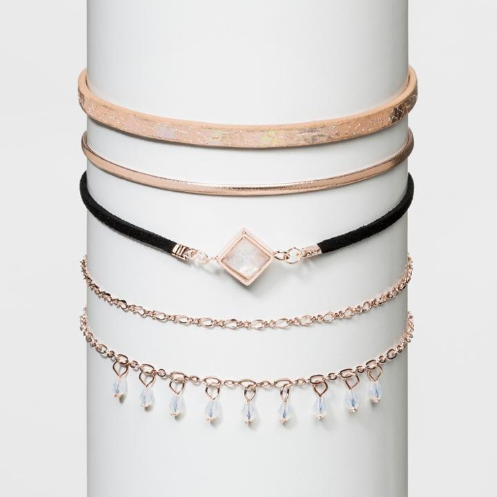Mixed Choker Necklace Set 5ct - Wild Fable,