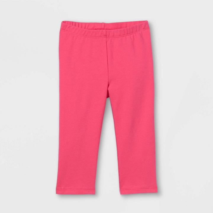 Toddler Girls' Capri Leggings - Cat & Jack Pink