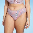 Juniors' Plus Size Textured Hipster Bikini Bottom - Xhilaration Multi