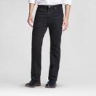 Dickies Men's Regular Straight Fit Denim 6-pocket Jeans - Overdyed Black