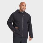 Men's Big Woven Fleece Jacket - All In Motion Black