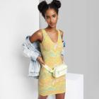 Women's Sleeveless Knit Bodycon Dress - Wild Fable Xs,