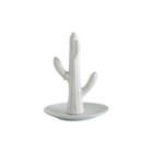 Porcelain Cactus Jewelry Holder - White - 3r Studios, Adult Unisex