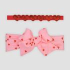 Baby Girls' 2pk Heart Headwrap - Just One You Made By Carter's Pink