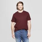 Men's Big & Tall Regular Fit Short Sleeve Lyndale Crew T-shirt - Goodfellow & Co Pomegranate