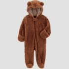 Carter's Just One You Baby Boys' Bear Snowsuit - Brown Newborn