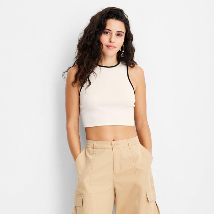 Women's Baby Tank Top - Future Collective With Gabriella Karefa-johnson Cream Xxs