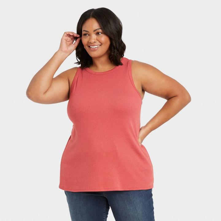 Women's Plus Size Tank Top - Ava & Viv Rose