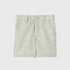 Toddler Boys' Flat Front Stretch Uniform Shorts - Cat & Jack Light Khaki