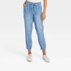 Women's Mid-rise Jogger Pants - Knox Rose Blue