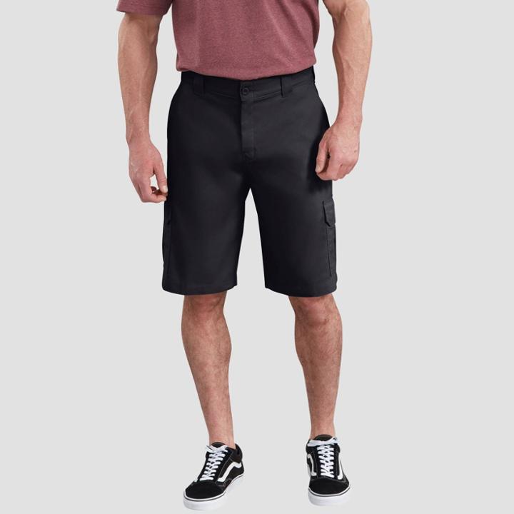 Dickies Men's 11 Regular Fit Cargo Shorts - Black