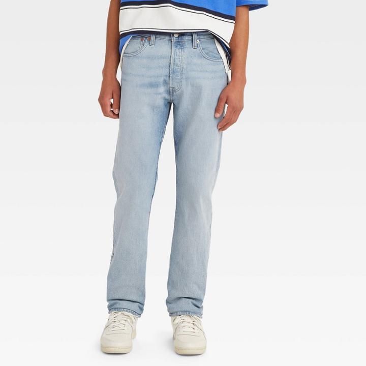 Levi's Men's Big & Tall 541 Athletic Fit Taper Jeans - Light Blue Denim