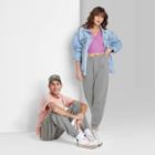 High-rise Fleece Sweatpants - Wild Fable Heather Gray