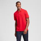 Men's Standard Fit Pique Polo Shirt - Goodfellow & Co Red