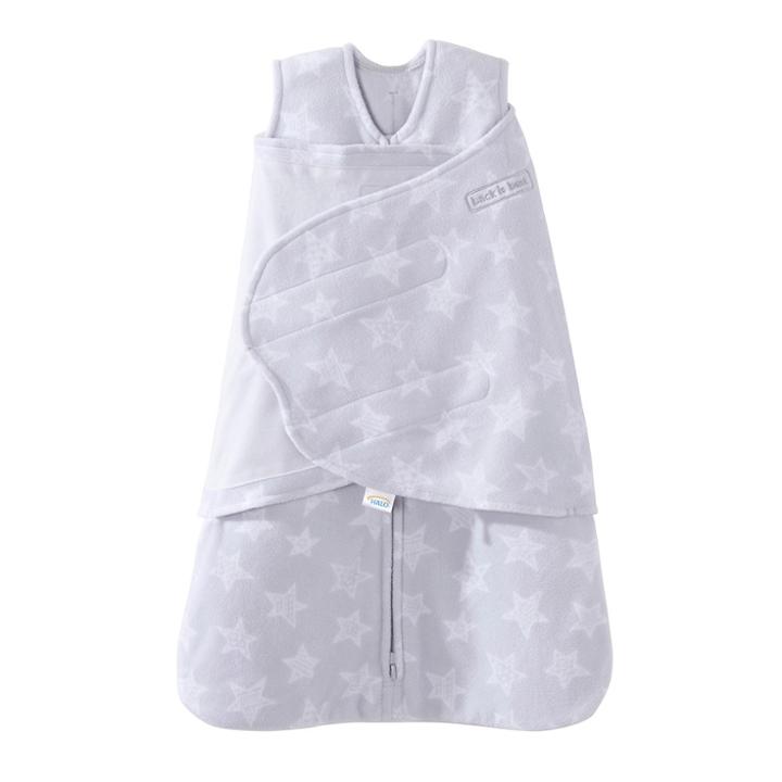 Halo Innovations Sleepsack Micro-fleece Swaddle Wrap - Gray