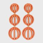 Sugarfix By Baublebar Cut-out Ball Drop Earrings - Orange
