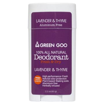 Green Goo Deodorant Oval Stick Lavender & Thyme Natural Deodorant