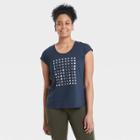 Women's Cap Sleeve T-shirt - All In Motion Navy
