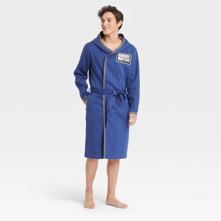 Men's The Office Robe - Blue