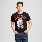Men's Ac/dc Bull Dog Short Sleeve Graphic T-shirt - Black