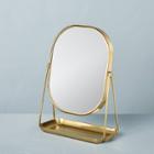 Hearth & Hand With Magnolia Brass Vanity Flip Mirror With Tray - Hearth & Hand With