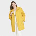 Women's Plus Size Rain Jacket - A New Day Yellow