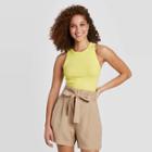 Women's Rib Tank Top - A New Day Light Green