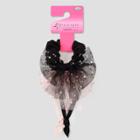 Freestyle By Danskin Girls' 4-pack Dance Hair Elastics Freestyle - Black/pink, Girl's, Pink Black
