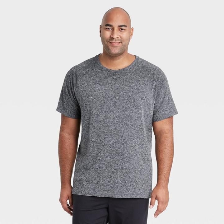 All In Motion Men's Short Sleeve Seamless T-shirt - All In