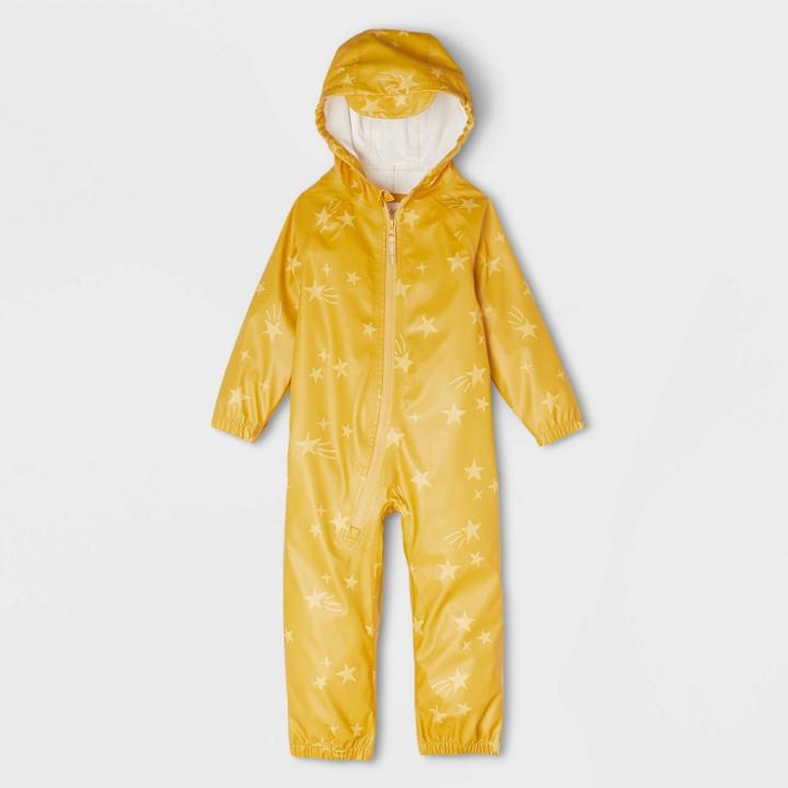 Toddler Stars Rainsuit - Cat & Jack Yellow