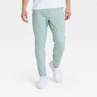 Men's Gym Fleece Jogger Pants - All In Motion Light Mint