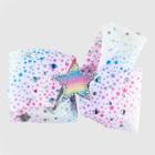 Girls' Jojo Siwa Printed Bow With Stones Hair Clip