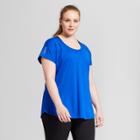 Women's Plus-size Run T-shirt - C9 Champion Groove Blue