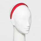 Target Wide Pu Cover Plastic Headband - Wild Fable Red