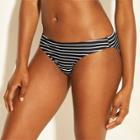 Women's Hipster Bikini Bottom - Xhilaration Black Stripe