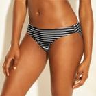 Women's Hipster Bikini Bottom - Xhilaration Black Stripe