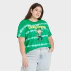 Women's Plus Size Lucky Charms Short Sleeve Graphic T-shirt - Green