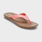Women's Breeze Sustainable Flip Flop Sandals - Okabashi Coral/toffee S (5-6), Women's, Size: Small (5-6), Pink/toffee