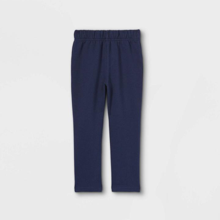 Toddler Fleece Pull-on Pants - Cat & Jack Navy
