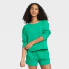 Women's French Terry Sweatshirt - Universal Thread Green