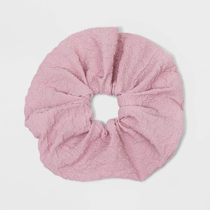 Texture Fabric Jumbo Hair Twister - A New Day Pink