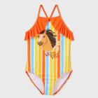 Girls' Spirit Riding Free One Piece Swimsuit - Pink