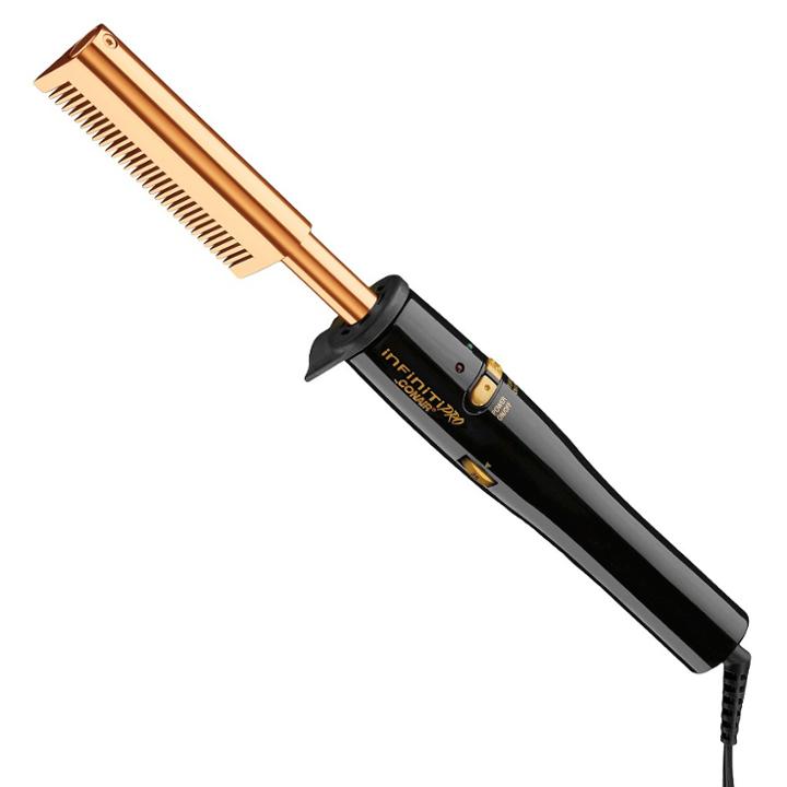 Infiniti Pro Gold By Conair Straightening Comb, Adult Unisex, Black
