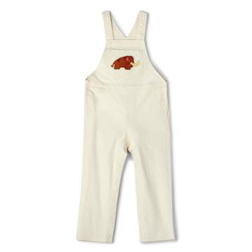Toddler Adaptive Woolly Mammoth Embroidered Overalls - Christian Robinson X Target Cream
