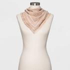 Women's Leopard Print Bandana - Universal Thread , Black/grey/pink