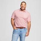 Men's Big & Tall Standard Fit Short Sleeve Polo Shirt - Goodfellow & Co Pink Dust